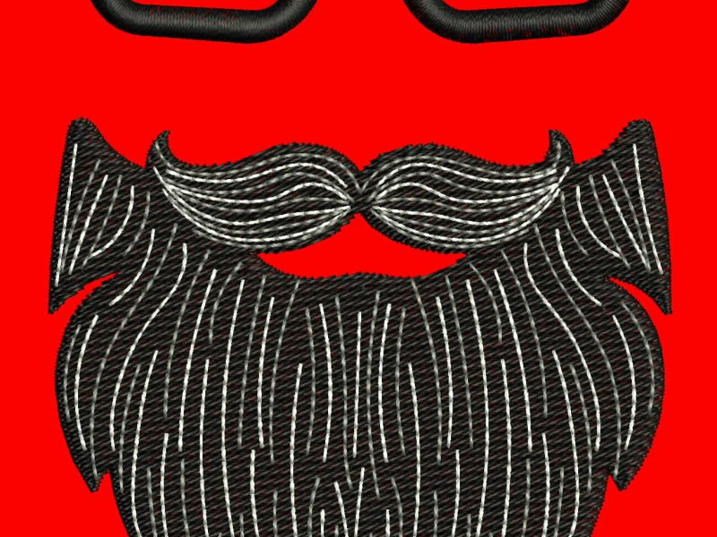 1Beard Face Logo